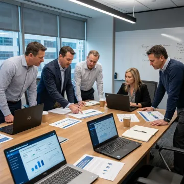 Industrial B2B AI visibility strategy session
