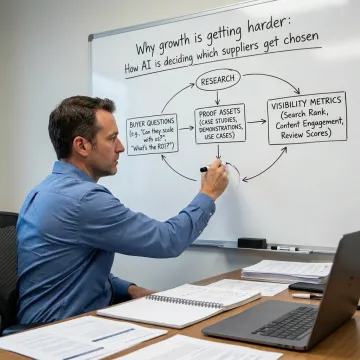 Industrial website strategy process planning