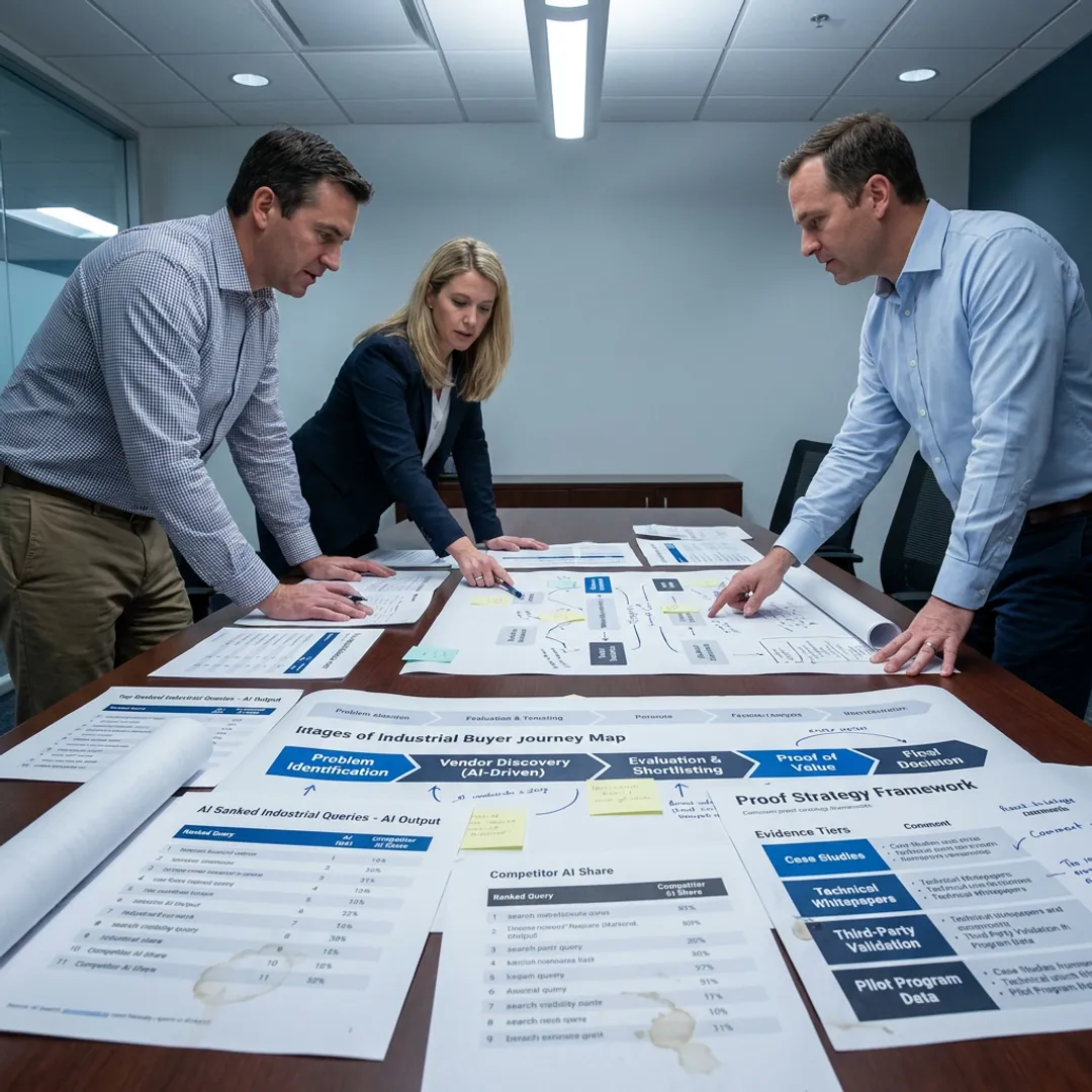 Industrial search optimization strategy session