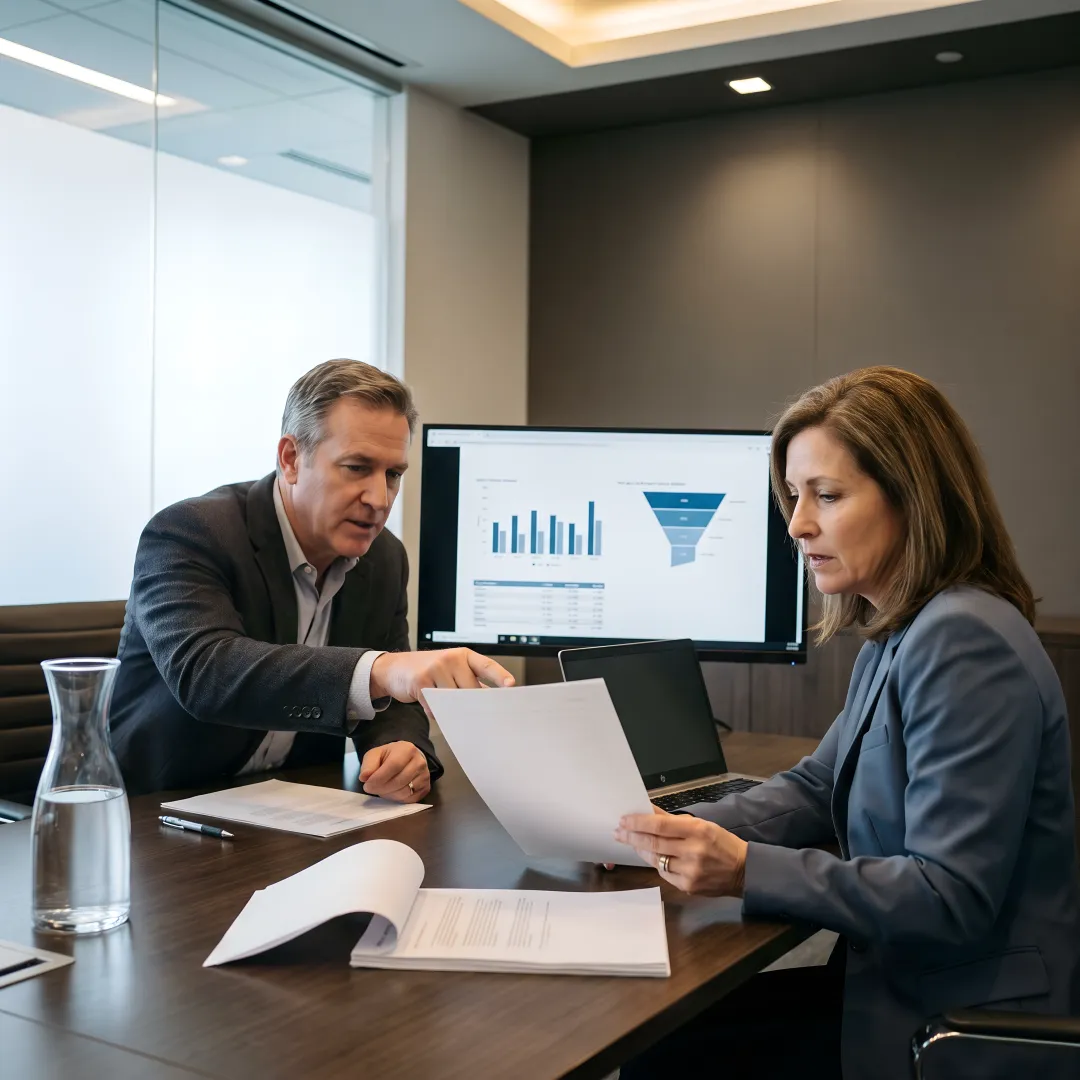 AI visibility strategy session for industrial company