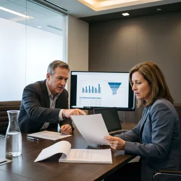 AI visibility strategy session for industrial company
