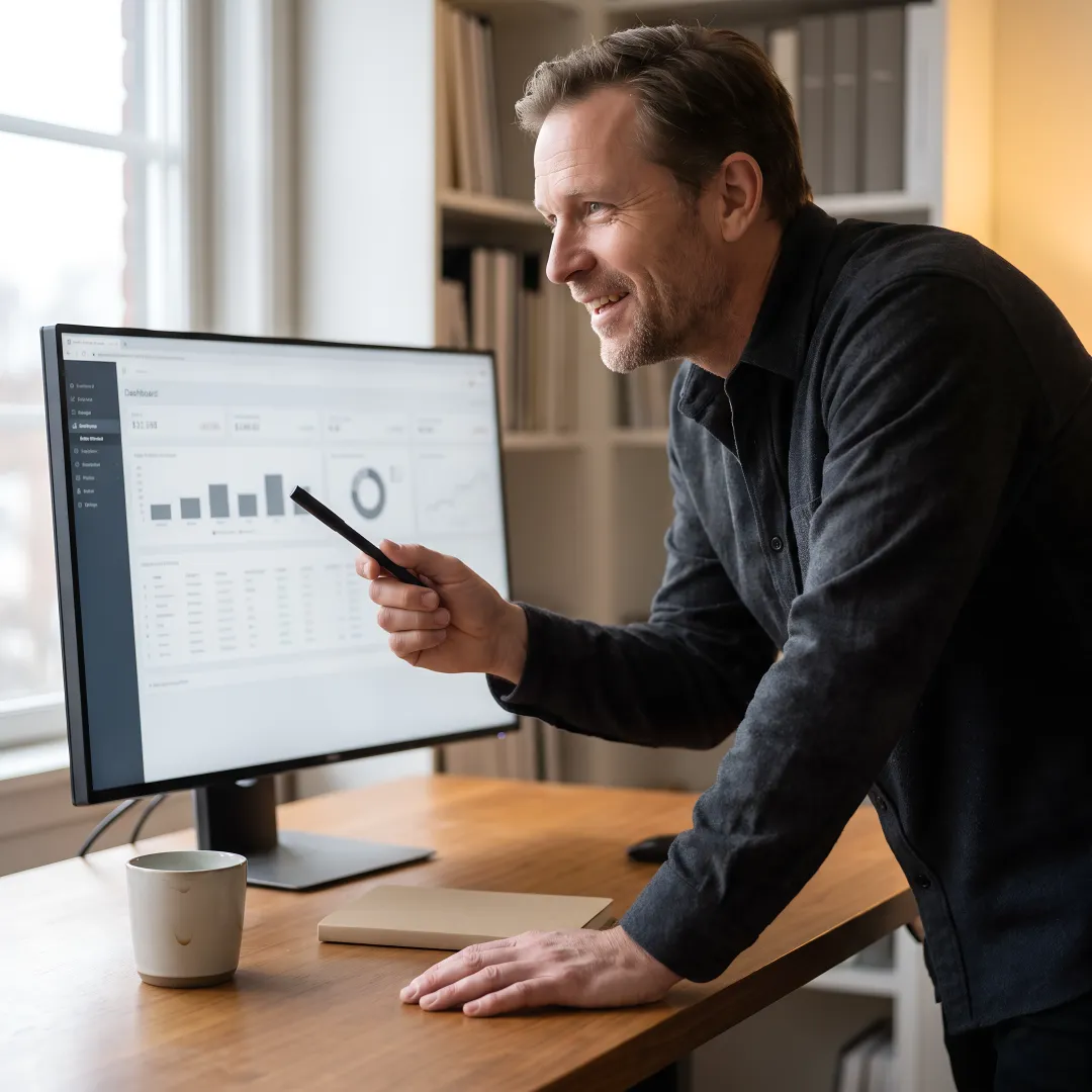 Strategist mapping AI visibility and buyer proof channels