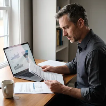 Consultant reviewing AI SEO pricing strategy