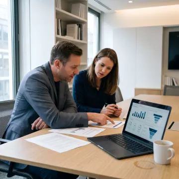 Medical device marketing strategy meeting