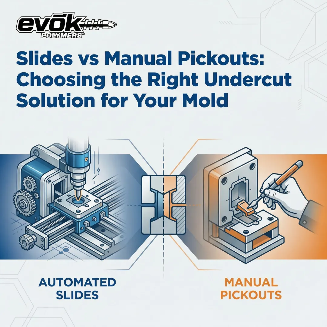 Slides vs Manual Pickouts: Choosing the Right Undercut Solution for Your Mold