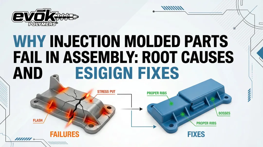 Cover image for Why Injection Molded Parts Fail in Assembly: Root Causes and Design Fixes