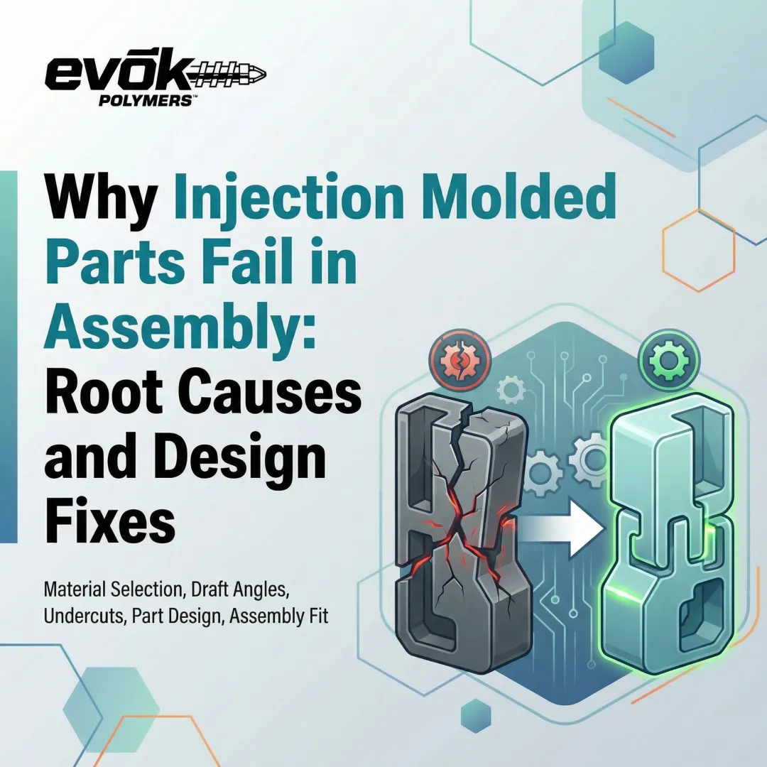 Why Injection Molded Parts Fail in Assembly: Root Causes and Design Fixes