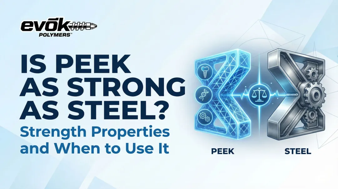 Cover image for Is PEEK as Strong as Steel? Strength Properties and When to Use It