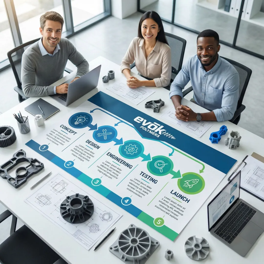Five-stage prototype development process workflow