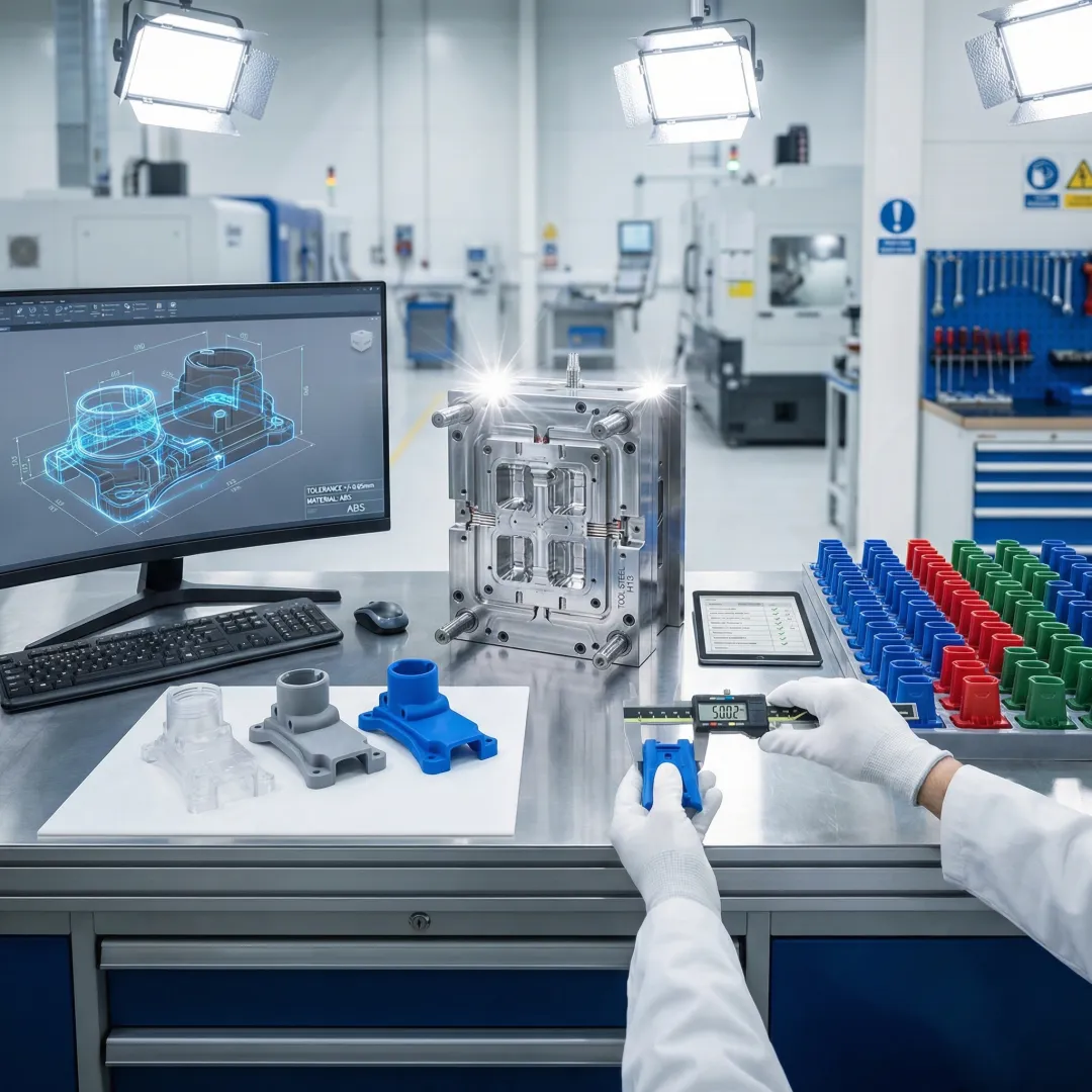 Injection molding new part development process from design to production