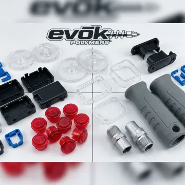 Low volume injection molded prototype parts for startups in various colors and materials