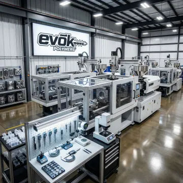 Modern injection molding facility in Georgia with advanced manufacturing equipment