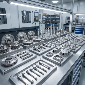 Complex metal injection molded parts showcasing intricate details