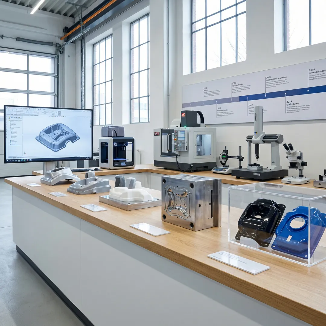 Injection molding development process from design to production