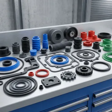 Precision custom rubber molded parts and elastomer components