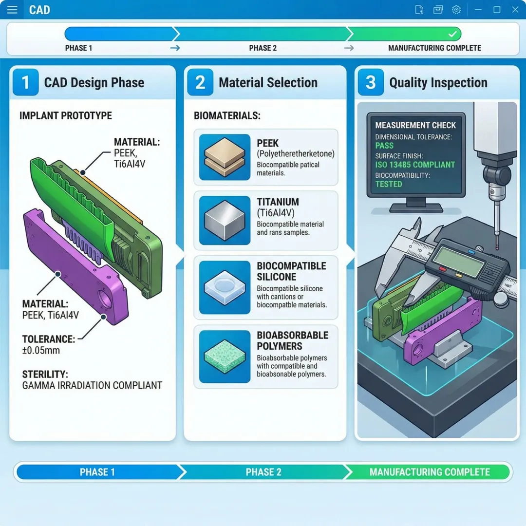 Medical device prototype development workflow