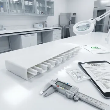 Precision medical grade plastic components in sterile manufacturing environment