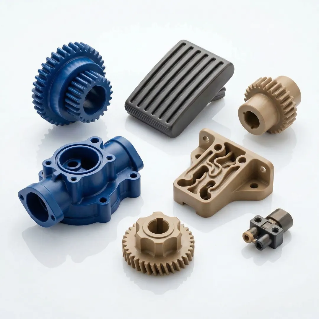 Precision PEEK injection molded high-performance polymer components