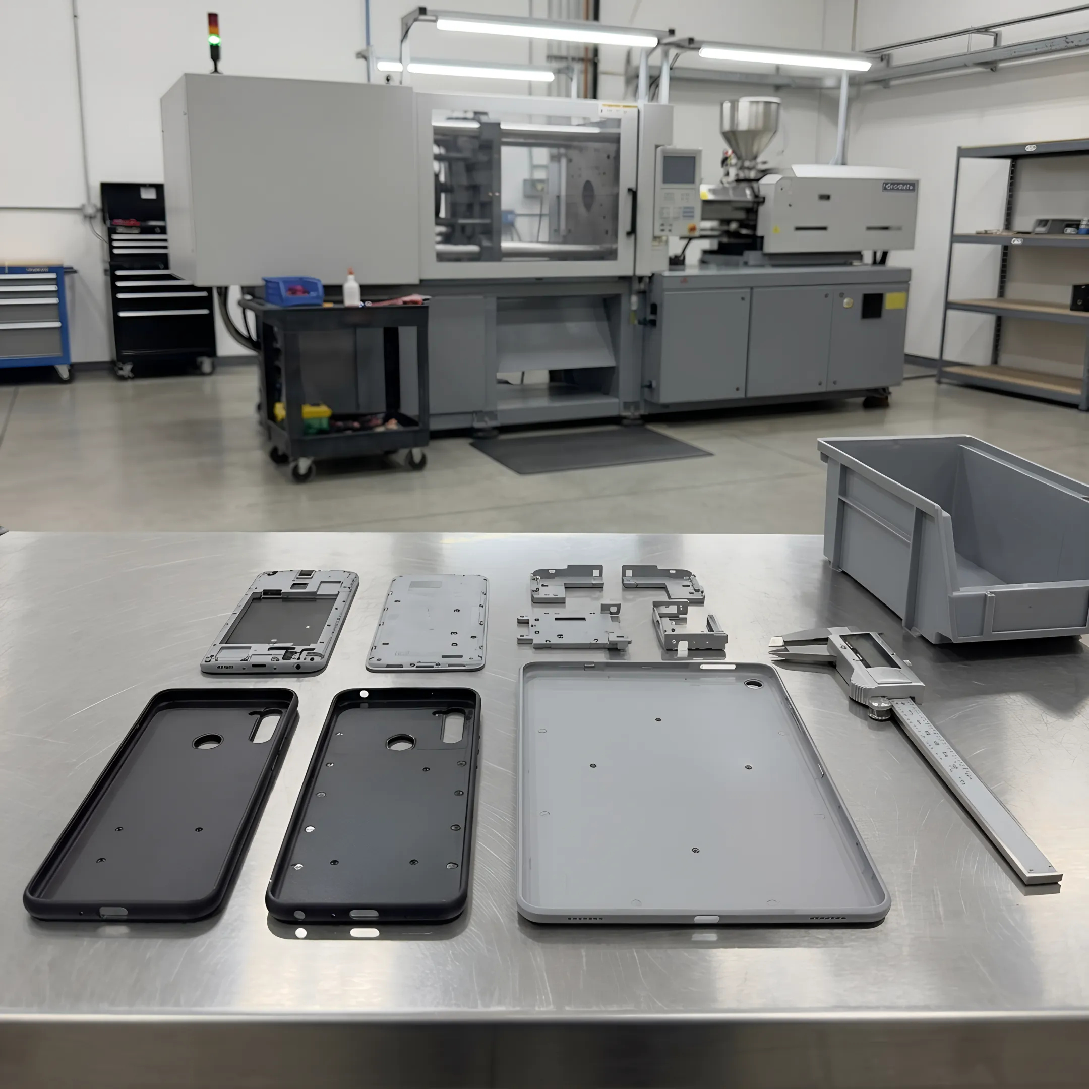 Precision injection molded consumer electronics components