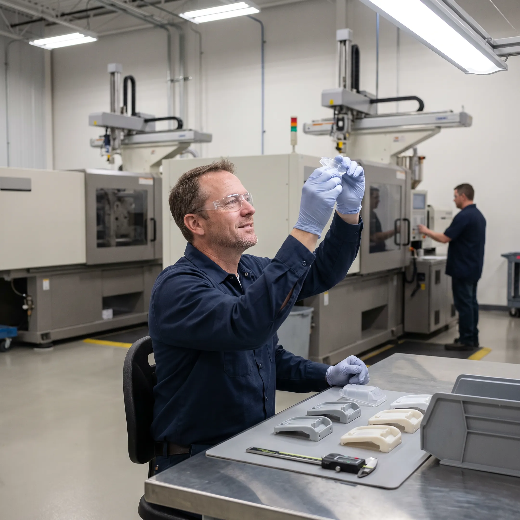 Advanced injection molding facility producing precision plastic components in Arizona