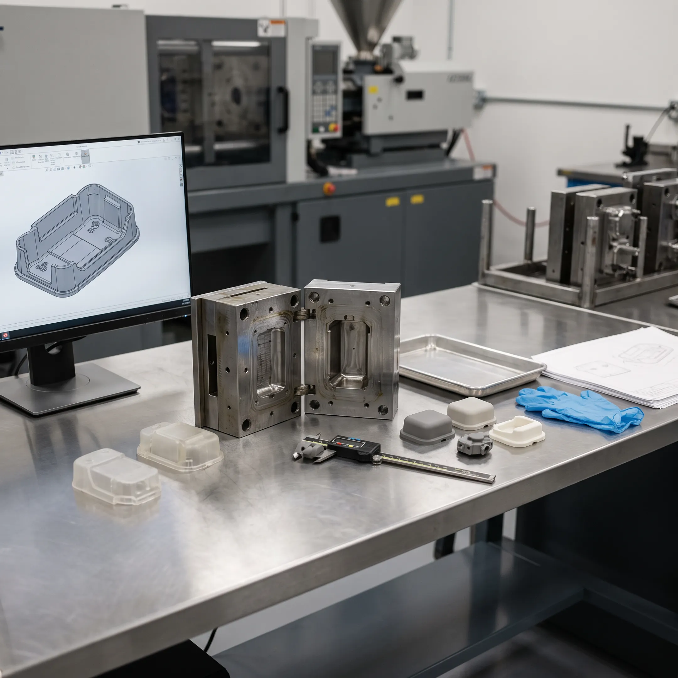 Injection molding development process from design to production
