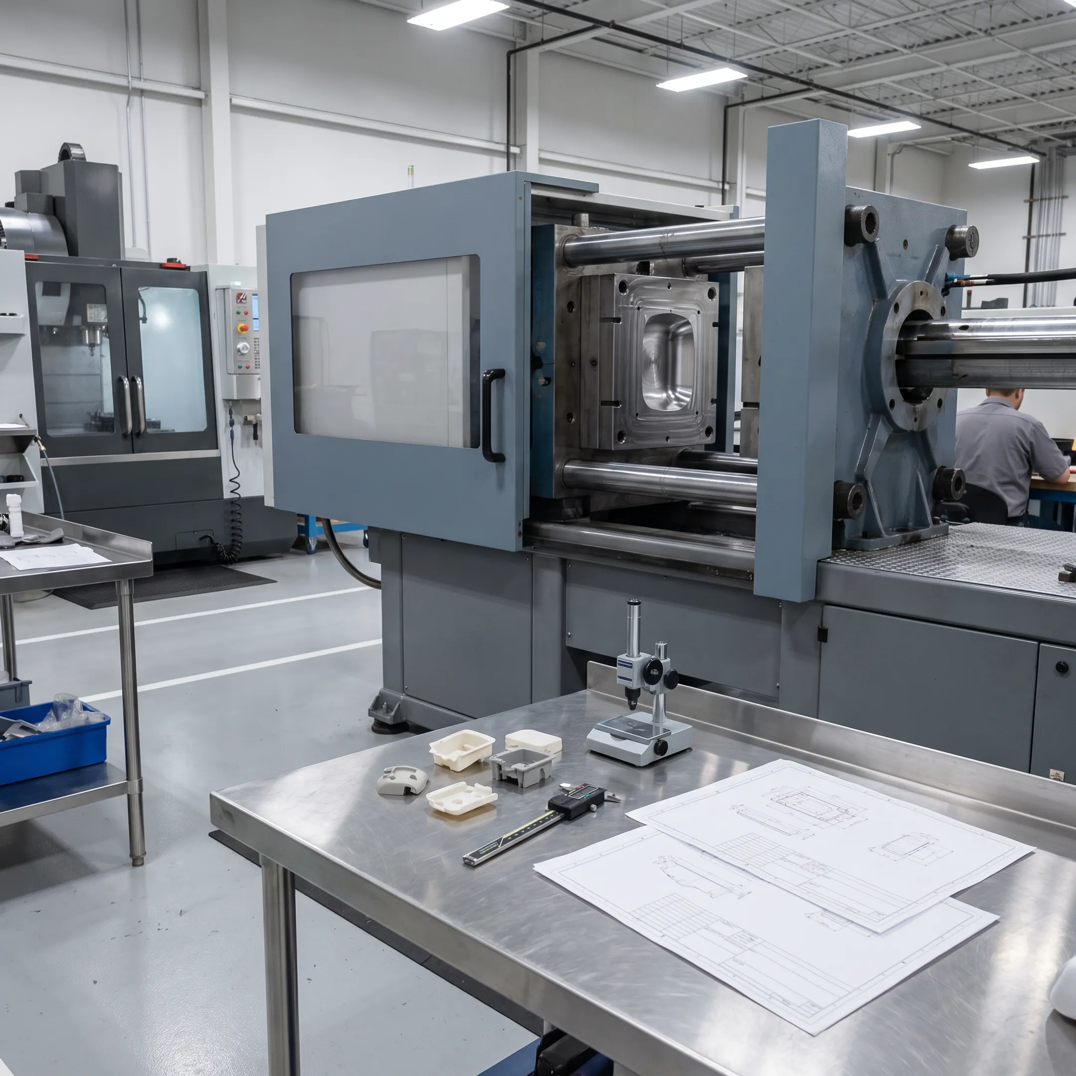 Precision injection molding tooling and manufacturing facility