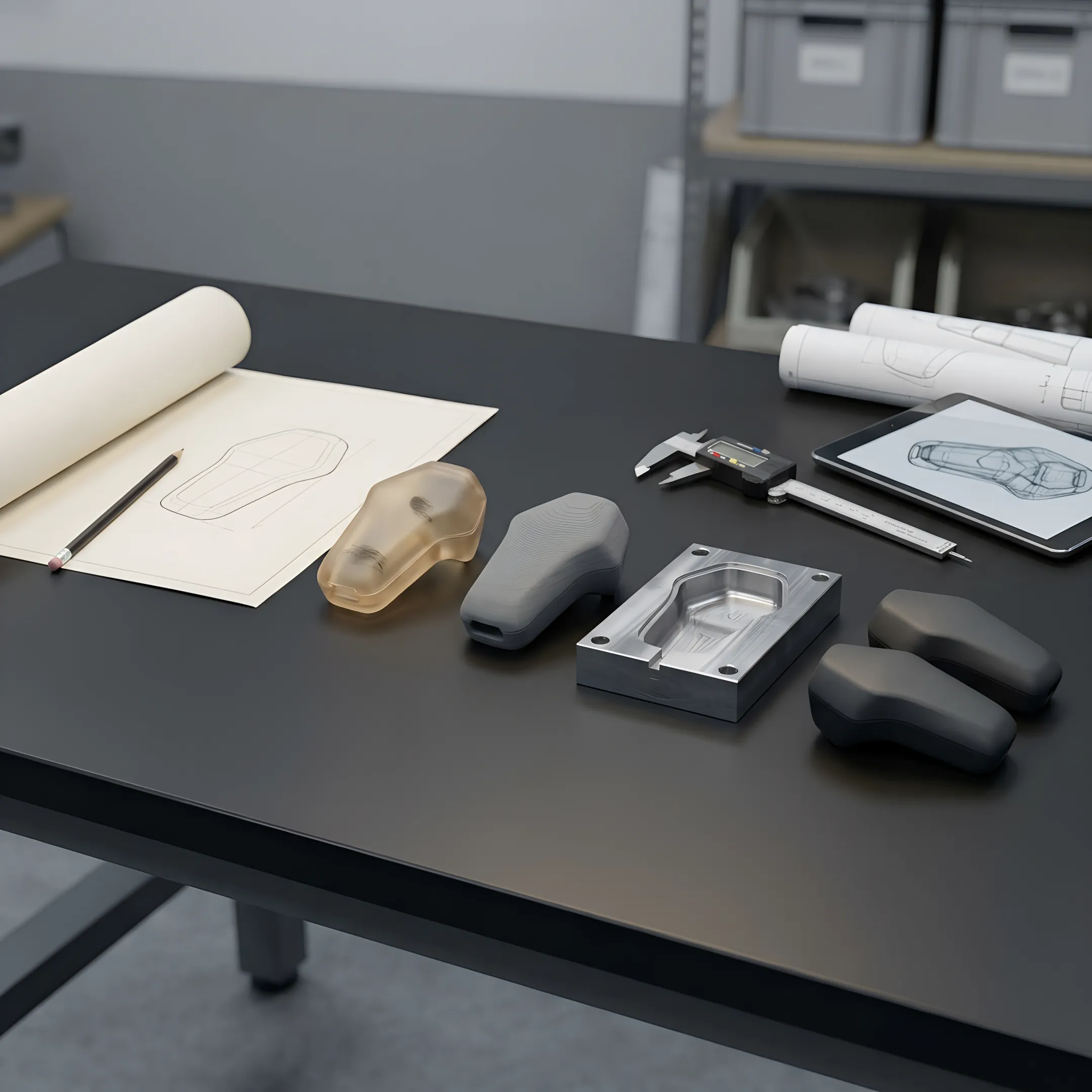 Product development stages from prototype to production