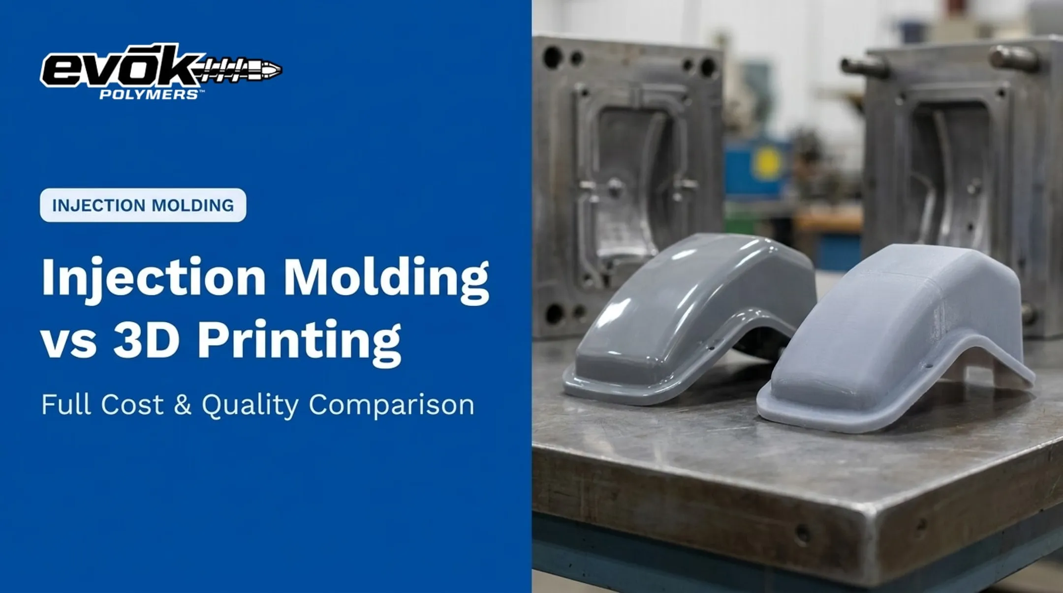 Cover image for Injection Molding vs 3D Printing: Full Cost &amp; Quality Comparison