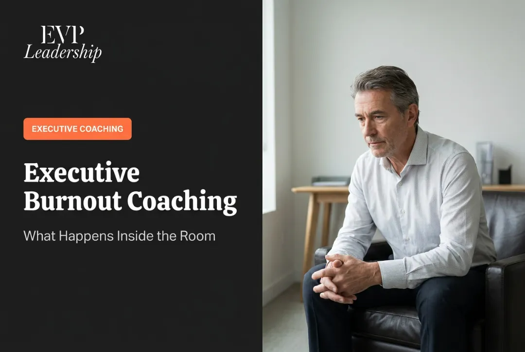 Executive Burnout Coaching: What Happens Inside the Room