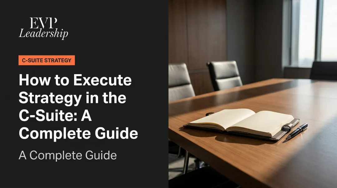 How to Execute Strategy in the C-Suite: A Complete Guide