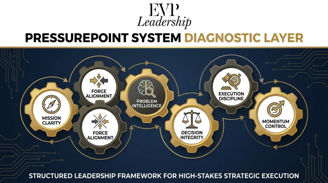 EVP Leadership PressurePoint System diagnostic framework six layers overview