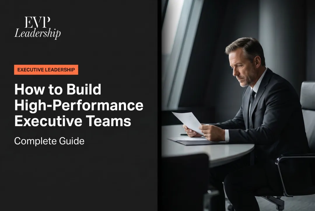 How to Build High-Performance Executive Teams: Complete Guide
