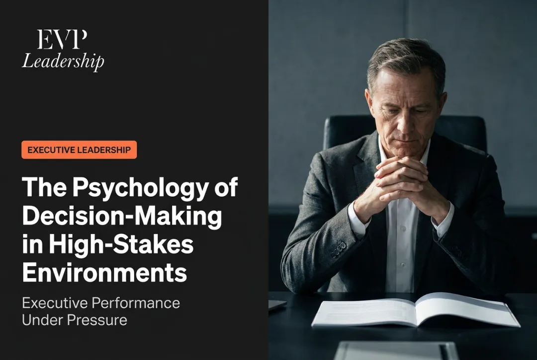 The Psychology of Decision-Making in High-Stakes Environments