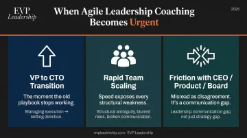 Three CTO inflection points where agile leadership coaching becomes critical