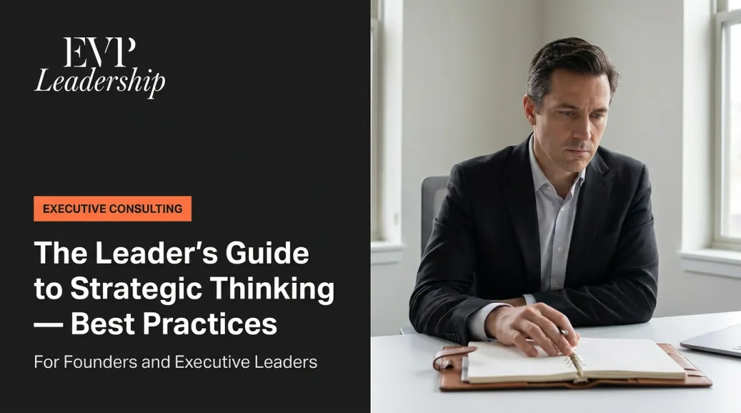The Leader's Guide to Strategic Thinking — Best Practices