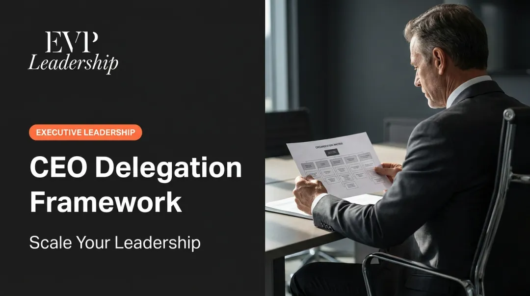 CEO Delegation Framework: Scale Your Leadership