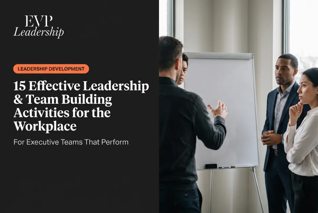 15 Effective Leadership & Team Building Activities for the Workplace