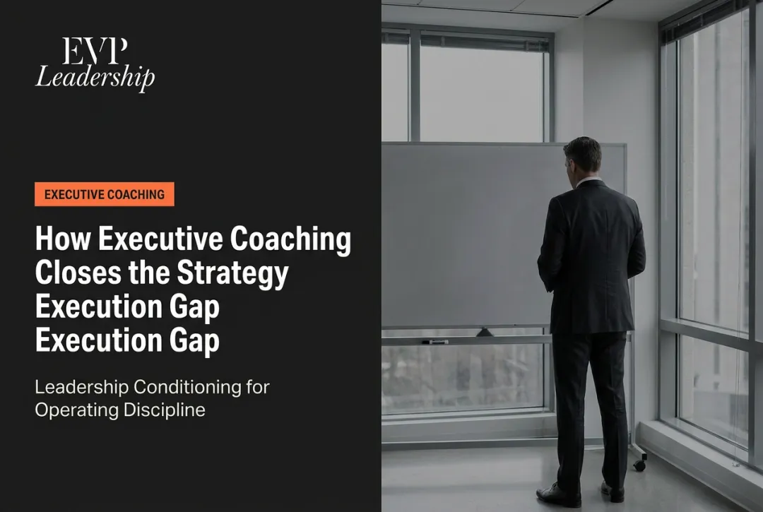 How Executive Coaching Closes the Strategy Execution Gap
