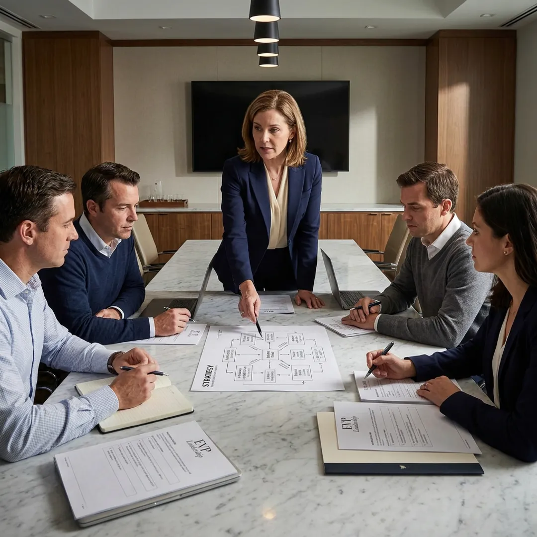 Executive coaching process planning session