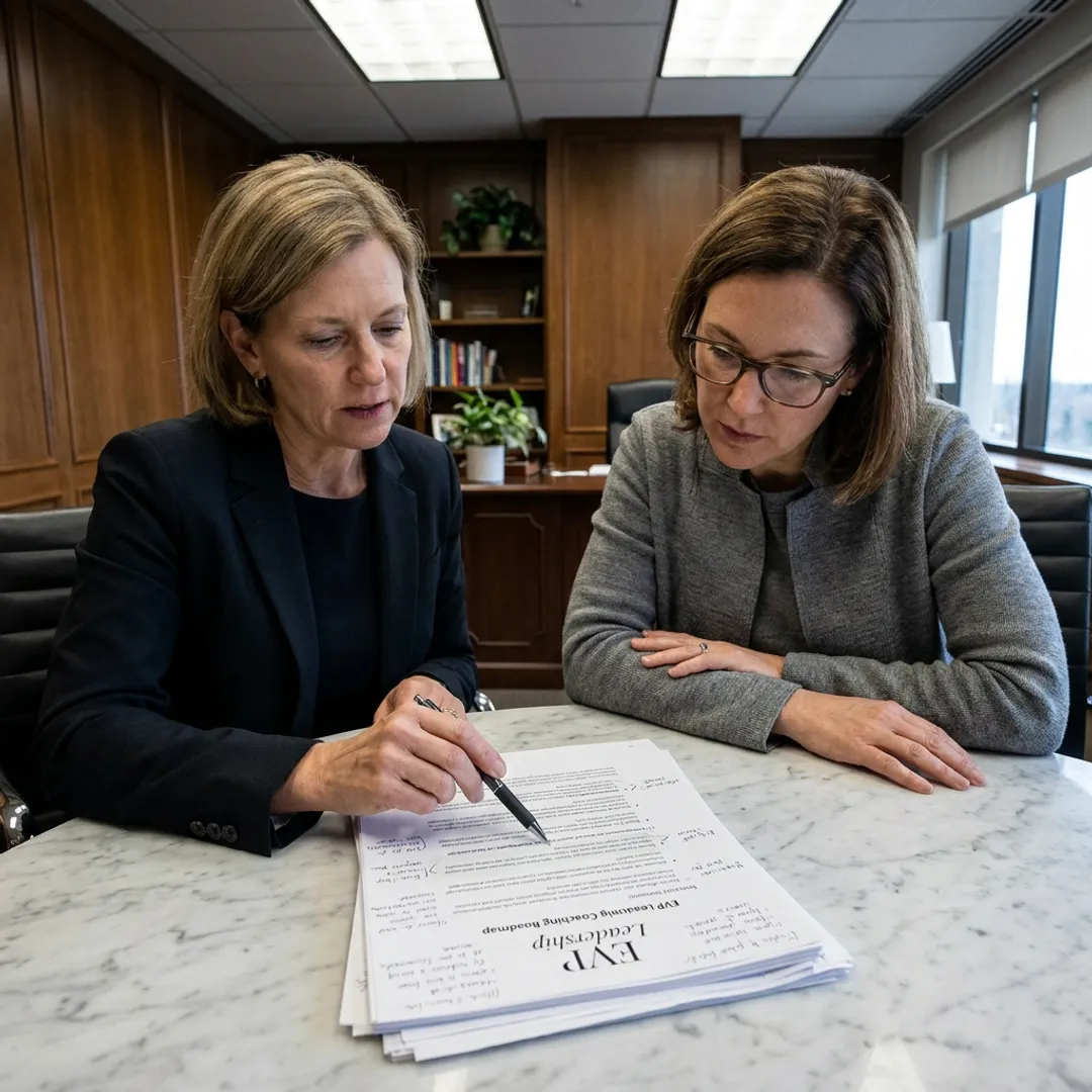 Executive coaching process discussion