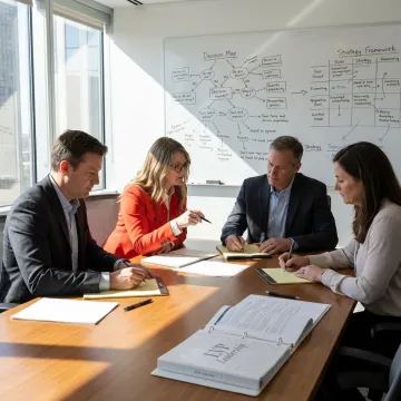 Executive coaching process with leadership strategy framework