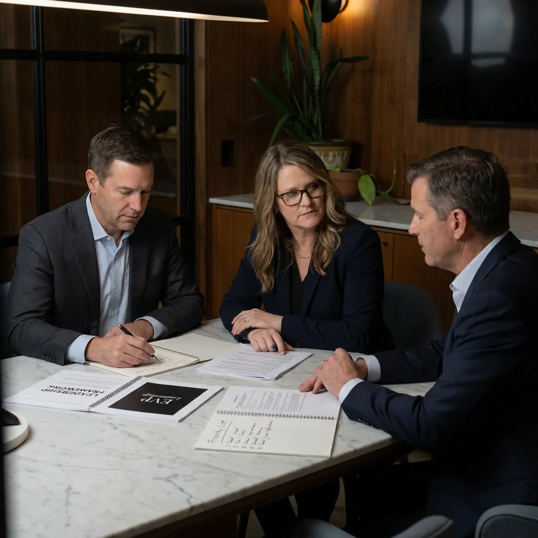 Executive leadership coaching process discussion