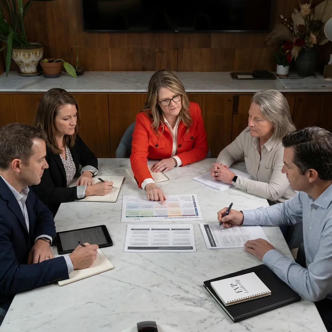 Executive coach working with nonprofit leaders