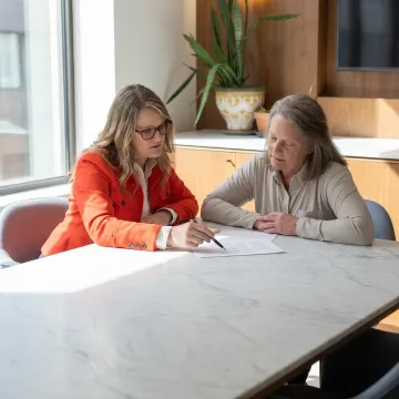Educational leader in a coaching session
