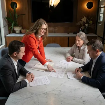 Executive coaching session focused on business clarity and growth