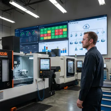 OPC UA integration for connected manufacturing equipment