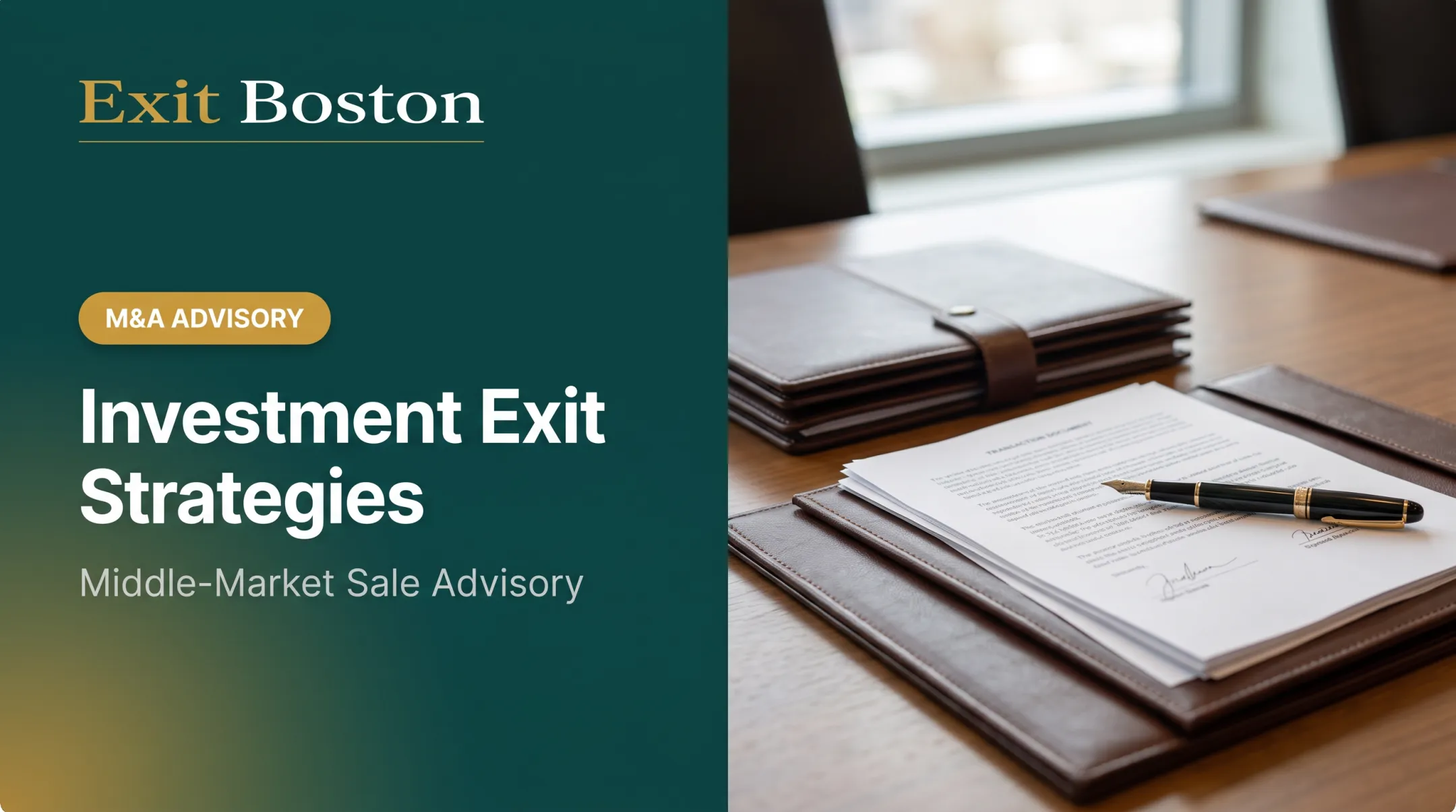 Investment Exit Strategies