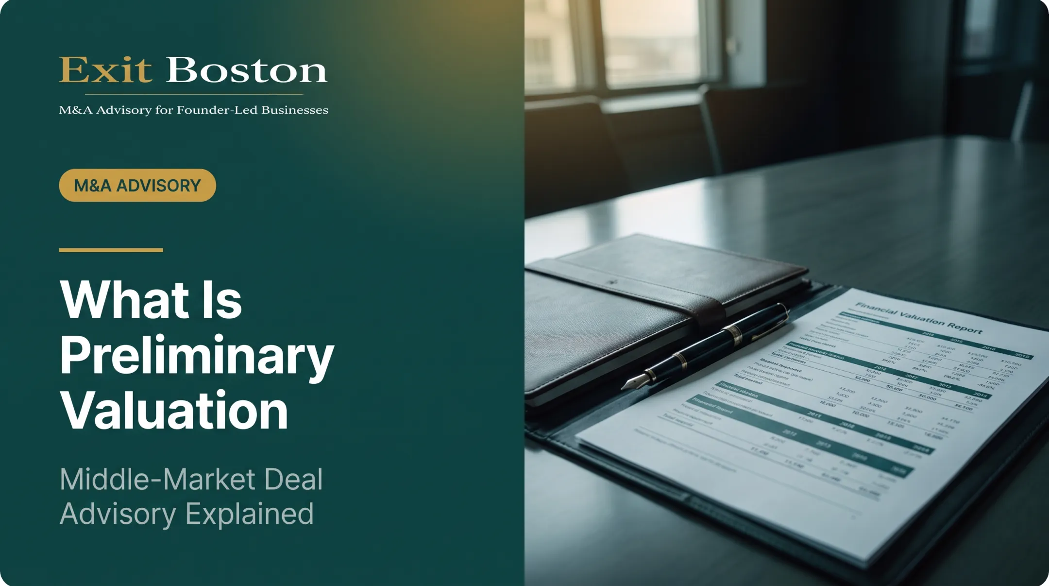 What Is Preliminary Valuation