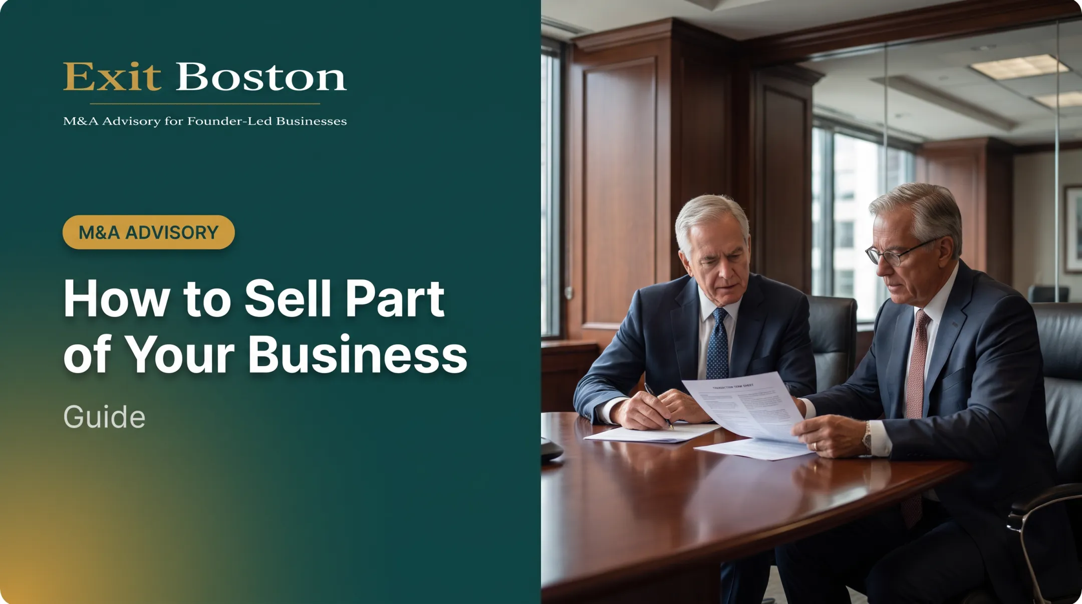 How to Sell Part of Your Business: Guide