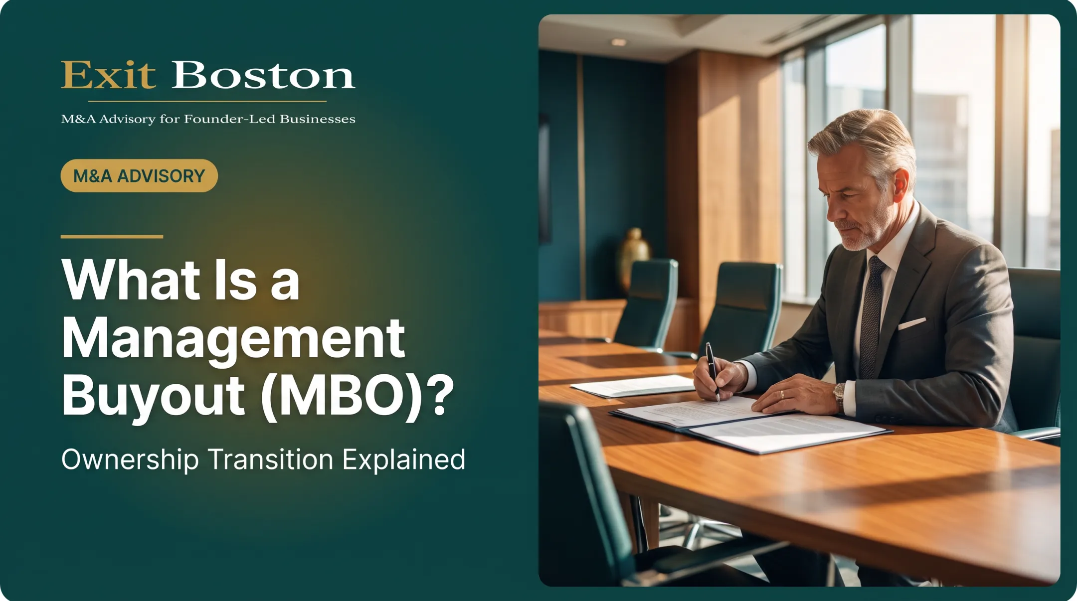What Is a Management Buyout (MBO)?